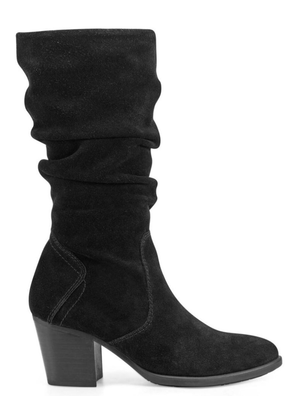 Earth Vine Black Women's Cushioned Boot -Size:9m -Suede leather